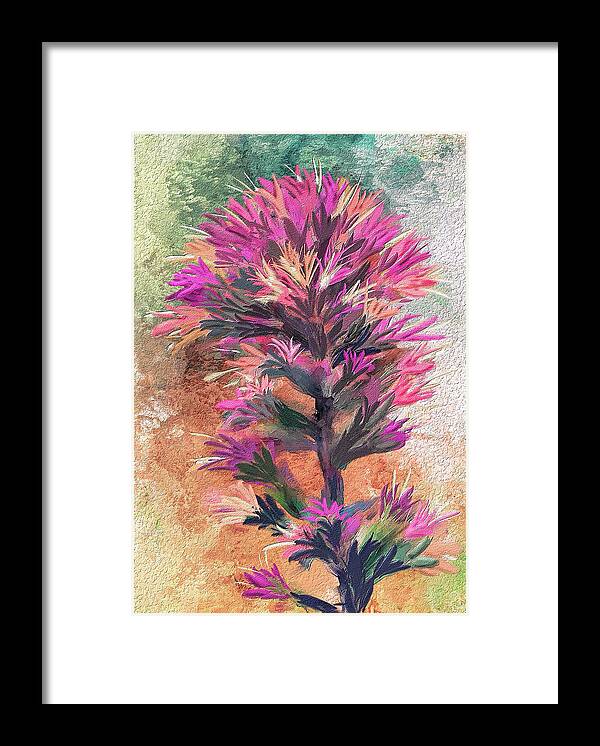  Framed Print featuring the digital art Fantasy Paintbrush by Bill Johnson