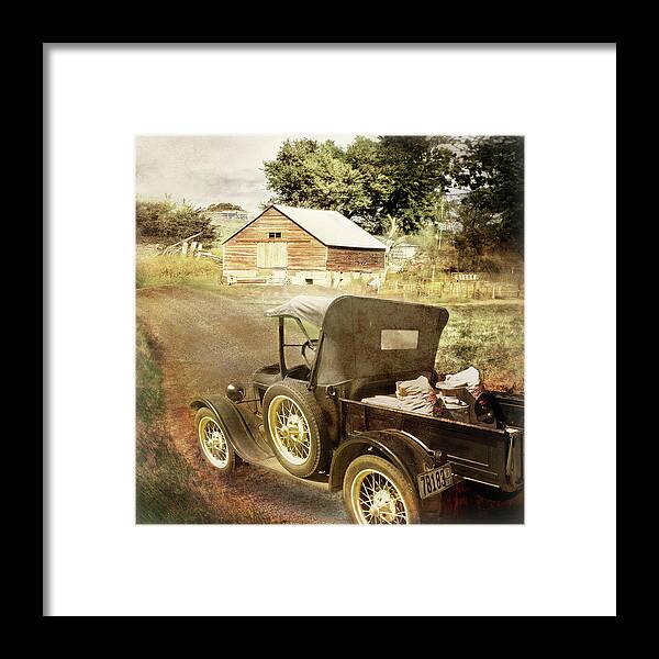 Cars Framed Print featuring the photograph Farm Delivered by John Anderson