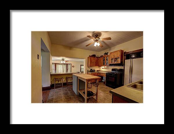 Kitchen Framed Print featuring the photograph Farm Kitchen by Jeff Kurtz