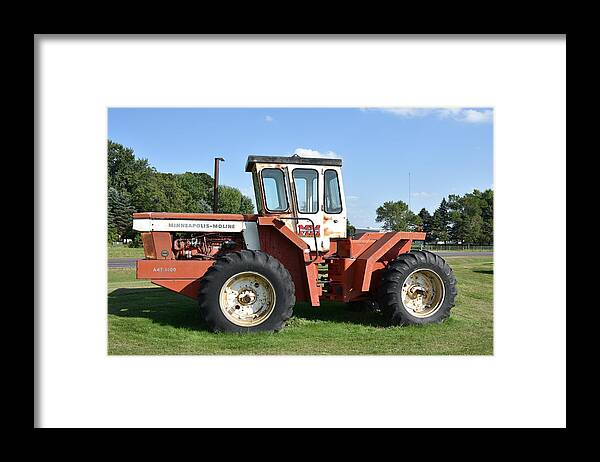Tractor Framed Print featuring the photograph Farm Tractor #3 by Sergei Dratchev