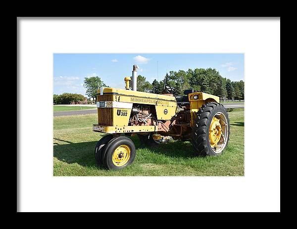 Tractor Framed Print featuring the photograph Farm Tractor #4 by Sergei Dratchev