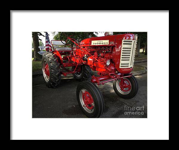 Tractor Framed Print featuring the photograph Farmall 130 by Mike Eingle