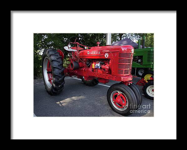 Tractor Framed Print featuring the photograph Farmall H by Mike Eingle