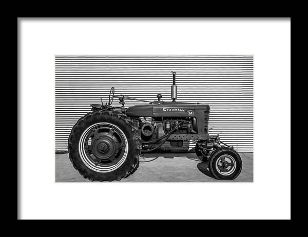 Farmall Framed Print featuring the photograph Farmall M and Steel by Todd Klassy