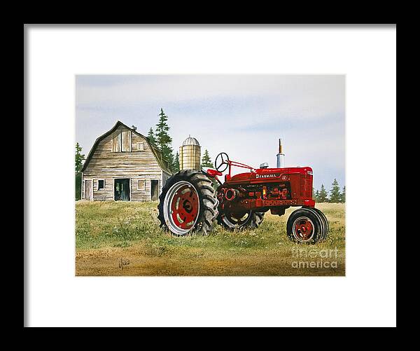 International Harvester Framed Print featuring the painting Farmers Heritage by James Williamson