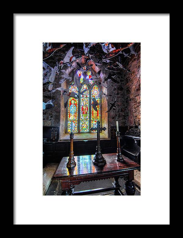 685 Ad Framed Print featuring the photograph Farne Island Church by Dennis Dame