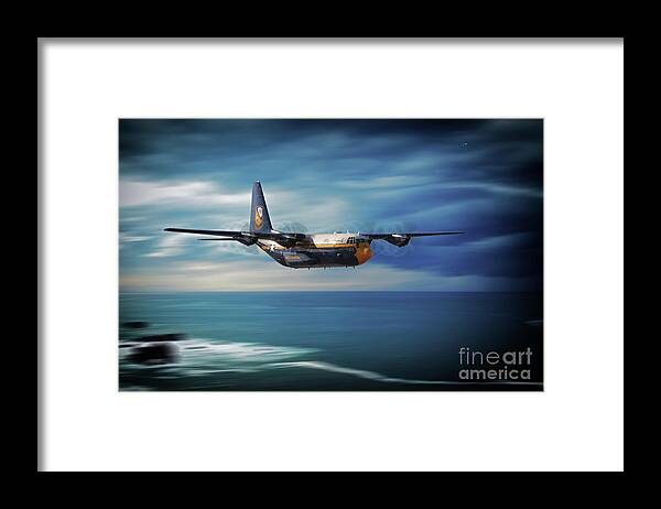 Blue Angels Framed Print featuring the digital art Fat Albert Airlines by Airpower Art