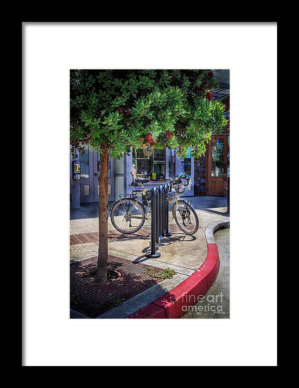 American Framed Print featuring the photograph Feather Bicycle by Craig J Satterlee