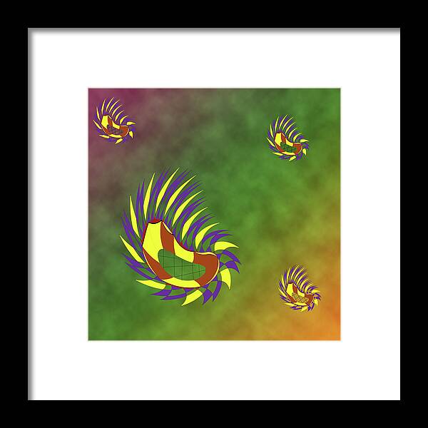 Feather Framed Print featuring the photograph Feathered Headbands by Cathy Harper