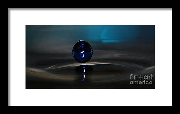 Blue Framed Print featuring the photograph Feeling Blue by Kym Clarke