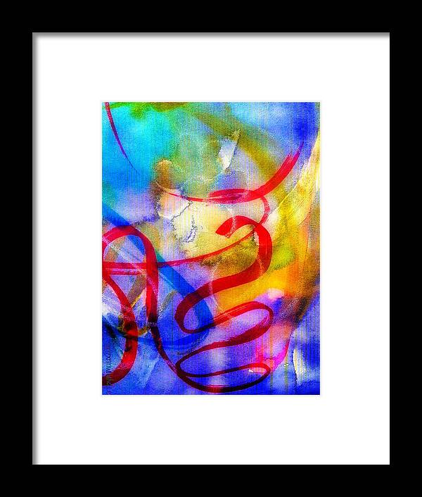 Inspired Framed Print featuring the mixed media Feeling Inspired by Mimulux Patricia No