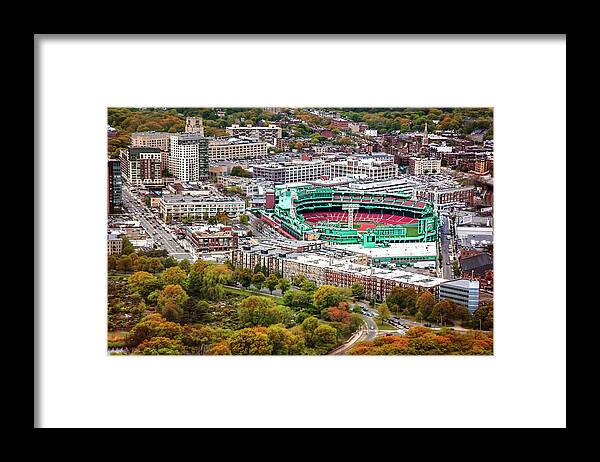 Boston Framed Print featuring the photograph Fenway Park Boston Red Sox by Carol Japp