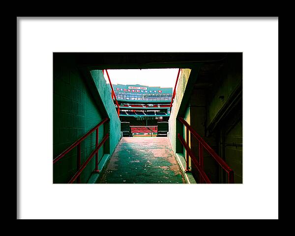Boston Framed Print featuring the photograph Fenway Park by Claude Taylor