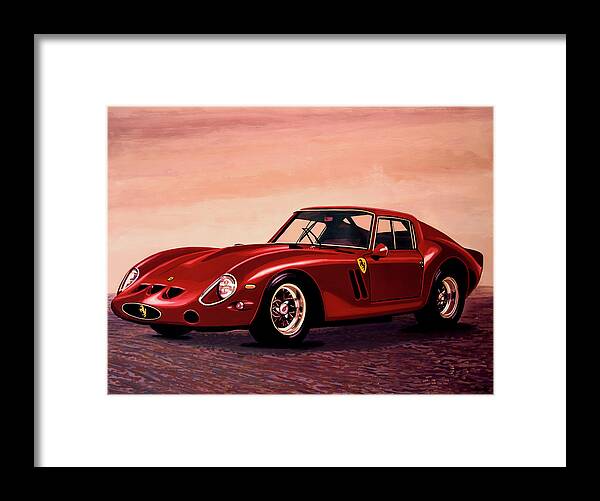 Ferrari 250 Gto Framed Print featuring the painting Ferrari 250 GTO 1962 Painting by Paul Meijering