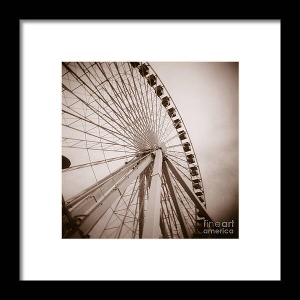 Fine Art Photography Framed Print featuring the photograph Ferris Wheel by Crystal Nederman