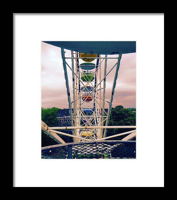 Ferris Wheel Framed Print featuring the photograph Ferris Wheel by Geoff Jewett