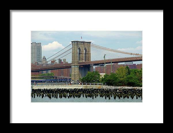 New York Framed Print featuring the photograph Ferry Hopping by Jim McCullaugh