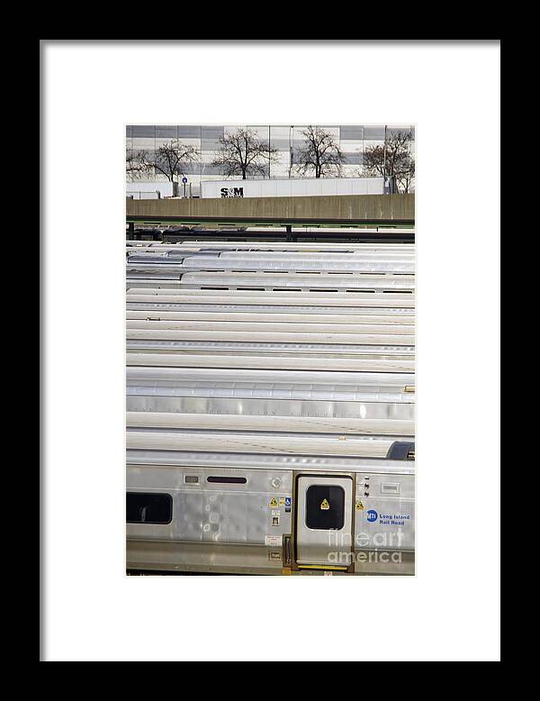 Trains Framed Print featuring the photograph Fifty Shades of Silver by Scott Evers