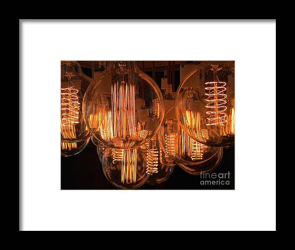 Abstract Framed Print featuring the photograph Filaments by Rick Locke - Out of the Corner of My Eye