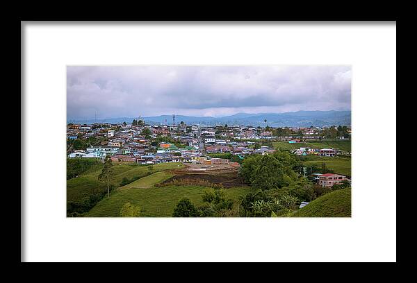 Colombia Framed Print featuring the photograph Filandia Quindio Colombia by Adam Rainoff