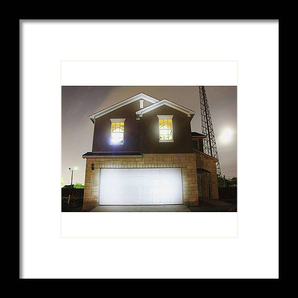 Smileyface Framed Print featuring the photograph Fill A House With Love & It Becomes A by Andrew Nourse