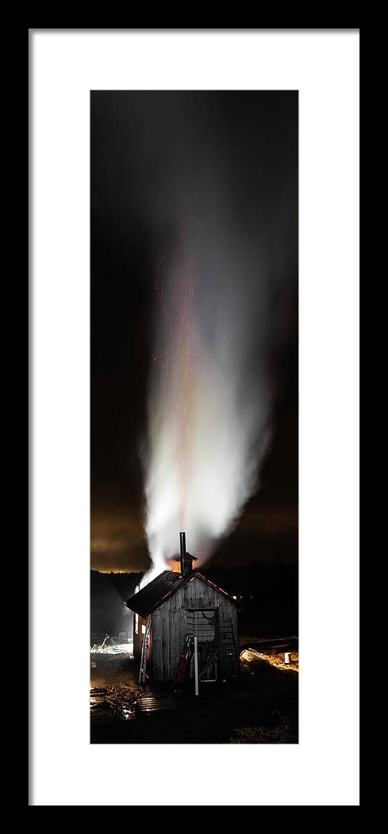 Vermont Framed Print featuring the photograph Fire and Steam by Tim Kirchoff