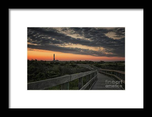Fire Island Lighthouse Framed Print featuring the photograph Fire Island Lighthouse by Alissa Beth Photography