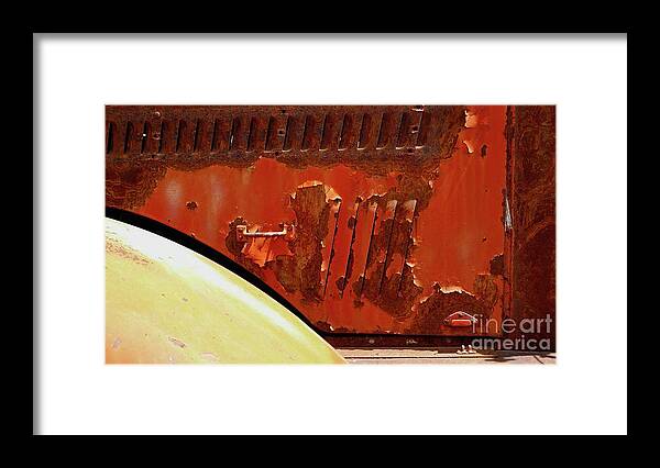 Fire Truck Framed Print featuring the photograph Fire Truck Detail by Charlene Mitchell