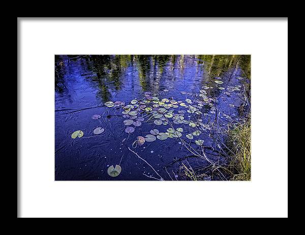 Landscape Framed Print featuring the photograph First Ice by Gary Shepard