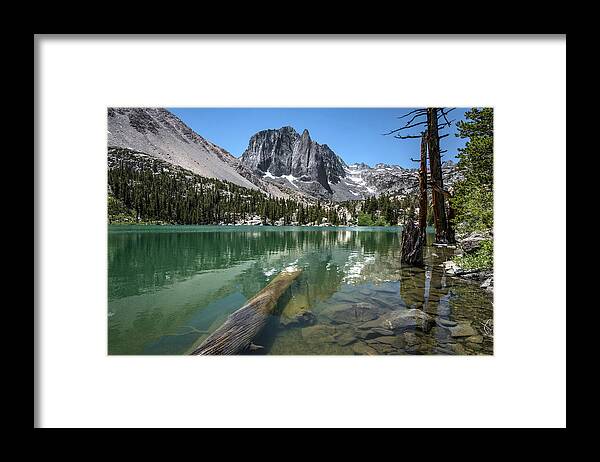 Landscape Framed Print featuring the photograph First Lake Reflection by Scott Cunningham