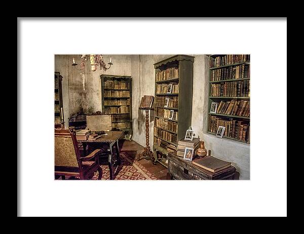 California Framed Print featuring the photograph First Library by Patrick Boening