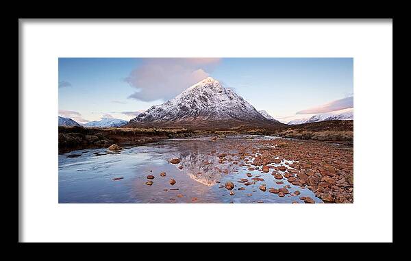 Glencoe Framed Print featuring the photograph First Light in Glencoe by Stephen Taylor