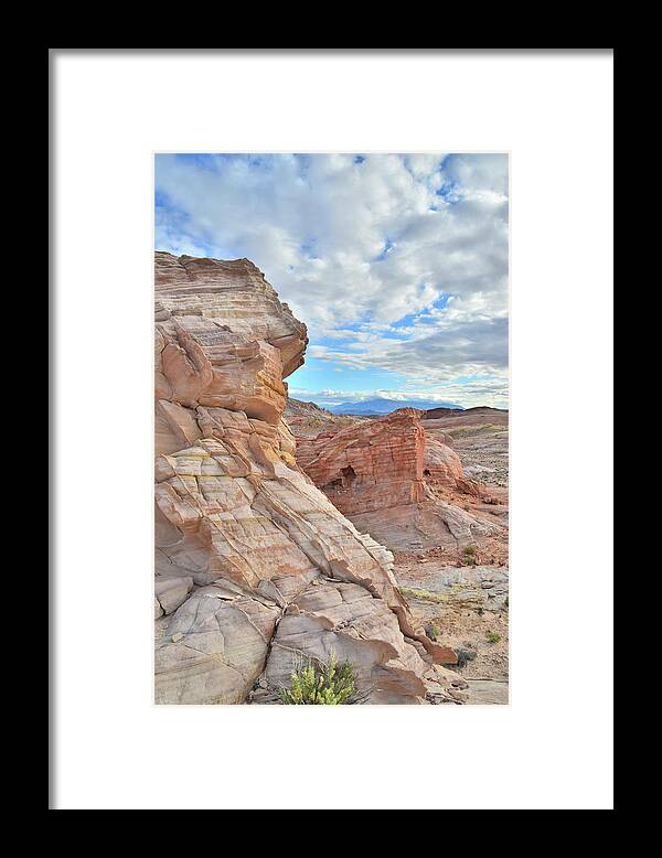 Valley Of Fire State Park Framed Print featuring the photograph First Light on Valley of Fire by Ray Mathis
