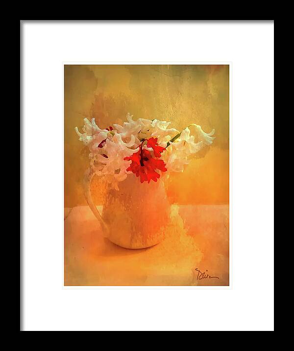 Flowers Framed Print featuring the photograph First of Spring by Peggy Dietz