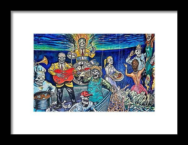 Corpus Christi Framed Print featuring the photograph Fish Fright by Ken Williams