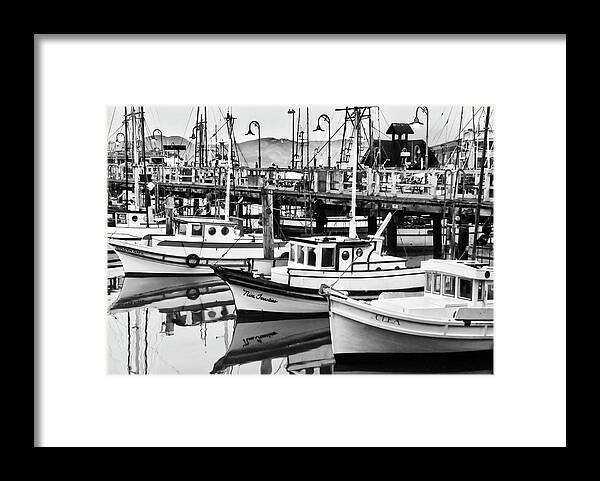 Fishermans Wharf Framed Print featuring the photograph Fishermans Wharf by Mick Burkey