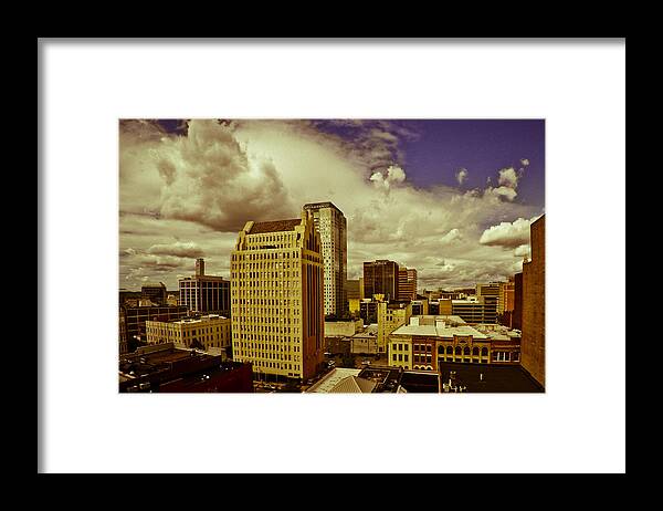 Birmingham Framed Print featuring the photograph Fisheye Birmingham by Just Birmingham