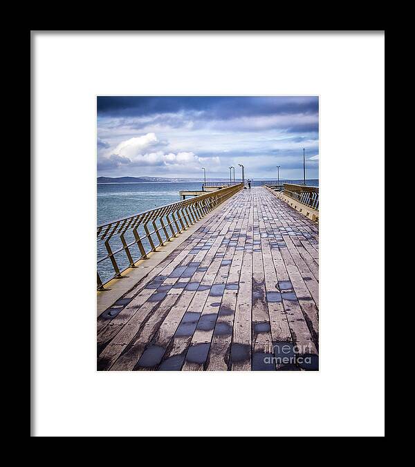 Pier Framed Print featuring the photograph Fishing Day by Perry Webster