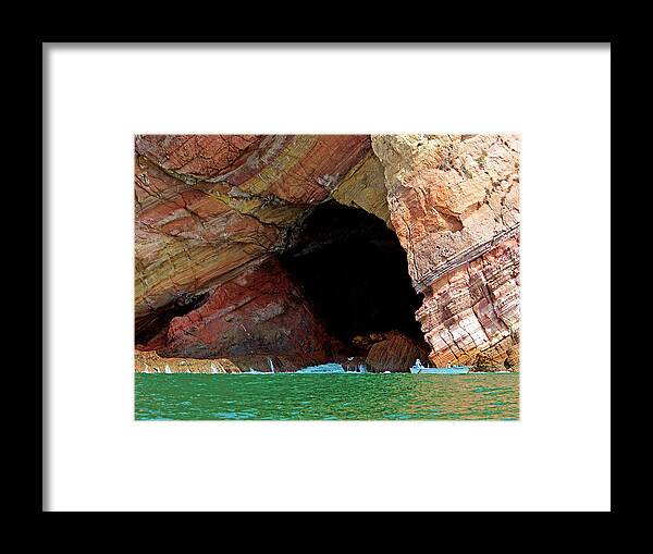 Rocks Framed Print featuring the photograph Fishing with Friends by Tim Dussault