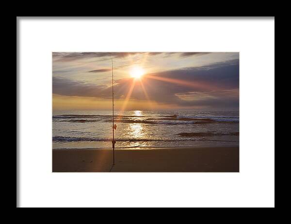 Bait Framed Print featuring the photograph Fishy Sunrise by JAMART Photography