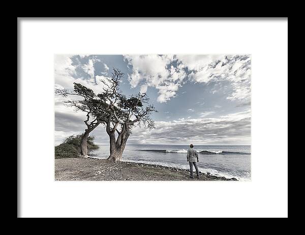 Beach Framed Print featuring the photograph FLA-150717-ND800E-25974-color by Fernando Lopez Arbarello