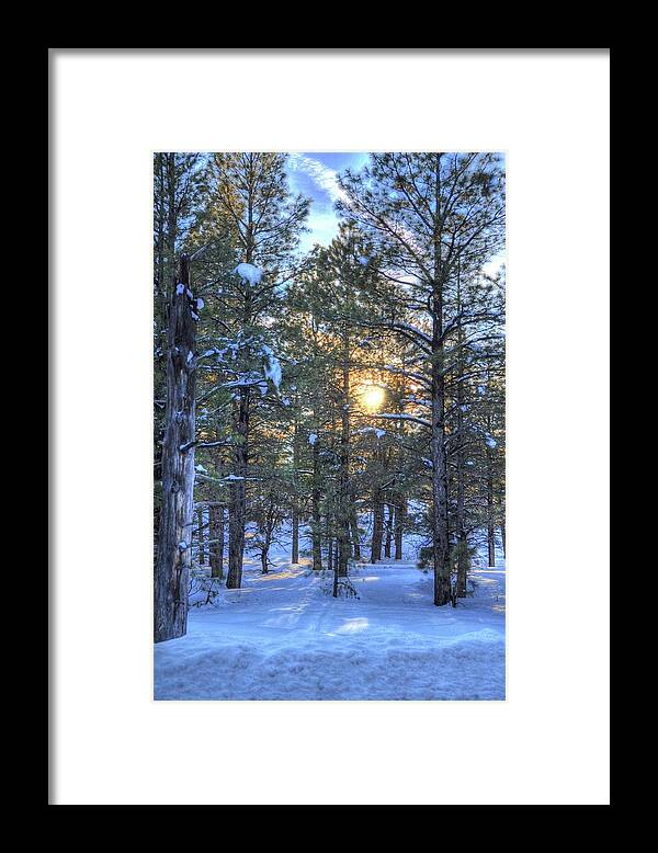 Flagstaff Framed Print featuring the photograph Flagstaff Sunset by Kelly Wade