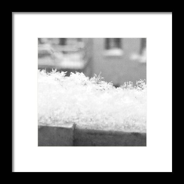 100likes Framed Print featuring the photograph #flakes by Ben Berry