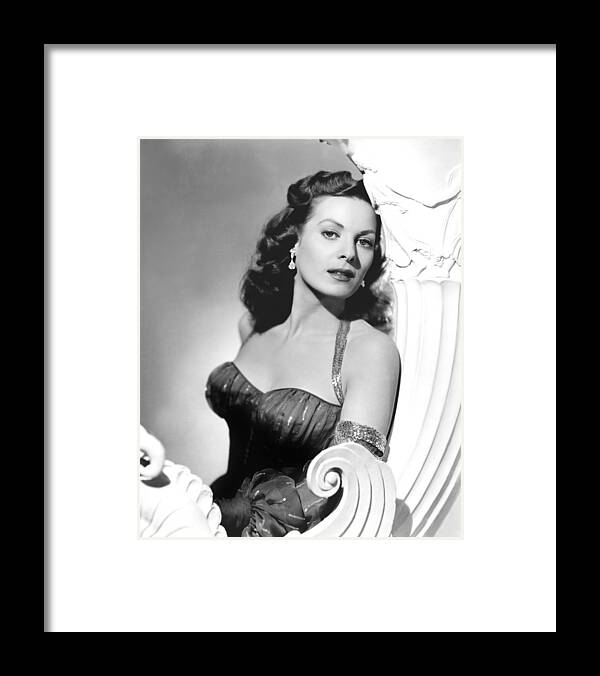 1950s Portraits Framed Print featuring the photograph Flame Of Araby, Maureen Ohara, 1951 by Everett