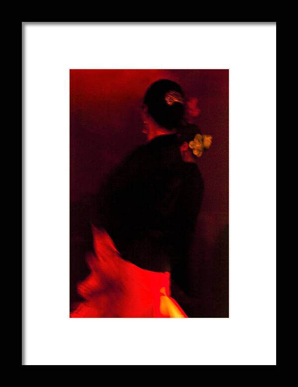 Andalusia Framed Print featuring the photograph Flamenco Series 25 by Catherine Sobredo