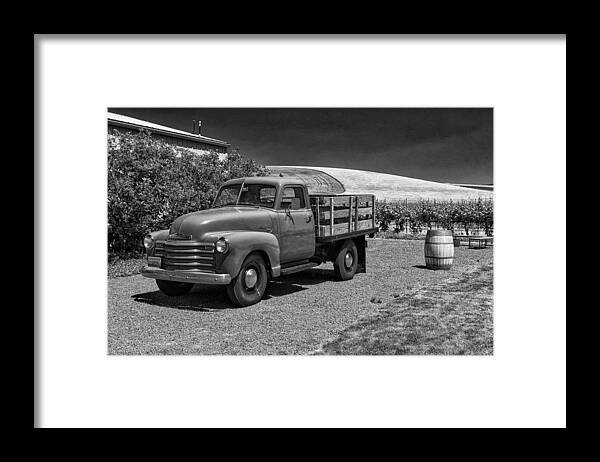 Washington Framed Print featuring the photograph Flat Bed Chevrolet Truck DSC05135 by Greg Kluempers