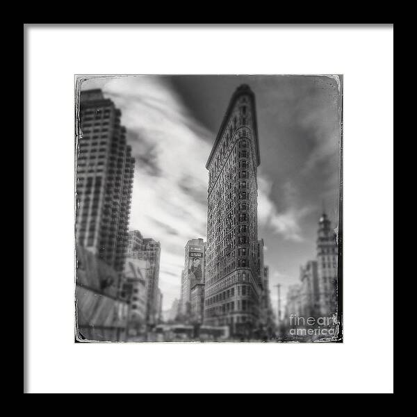 Flat Framed Print featuring the photograph Flat Iron Building by Craig J Satterlee