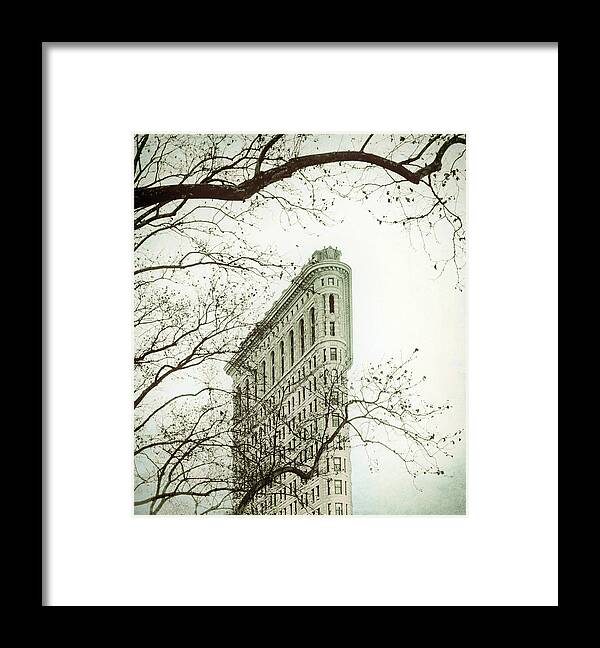 Flatiron Building Framed Print featuring the photograph Flatiron Memoir by Jessica Jenney