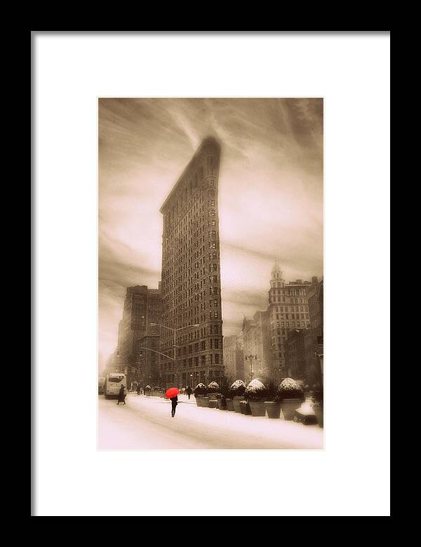 Flatiron Framed Print featuring the photograph Flatiron on Fifth by Jessica Jenney