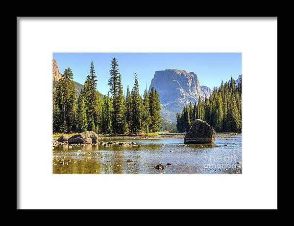 Squaretop Framed Print featuring the photograph Squaretop Mountain by Spencer Baugh